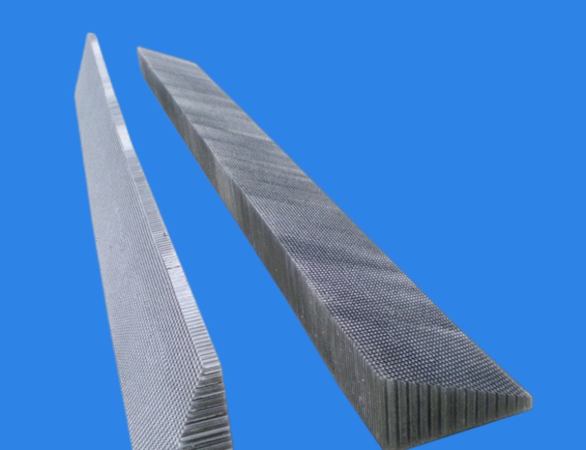 Bevelled edge strips of PP honeycomb board sheets