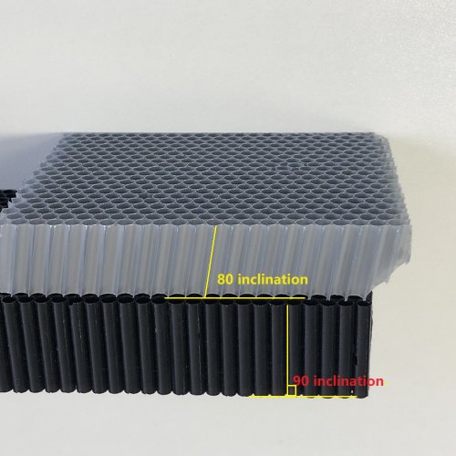 Angled-Tube PC Honeycomb Core | Directed Airflow Optimization