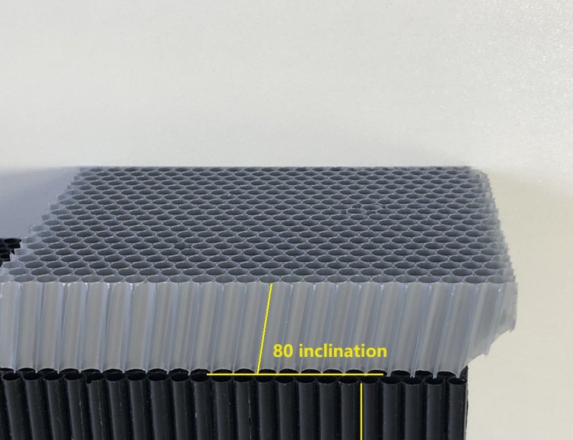 Angled-Tube PC Honeycomb Core | Directed Airflow Optimization